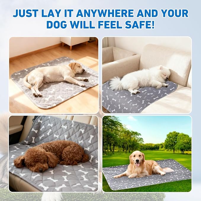 Puppy Pads with Pheromones,Washable Puppy Pee Pads for Dogs,Reusable Puppy Pads Washable for Dogs & Cats, Washable,Durable Leak-Proof & Anti-Slip Pet Training Pads for Home & Trave(Brown-1+Brown-2,M)