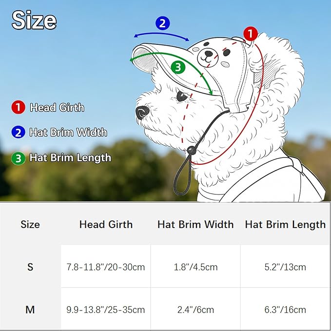 2 Pcs Pet Baseball Cap and Sunglasses, Dog Sun Hat with Ear Holes, Summer Adjustable Buckle Visor Caps for Cats, Small Medium Dogs (Brown, Small)