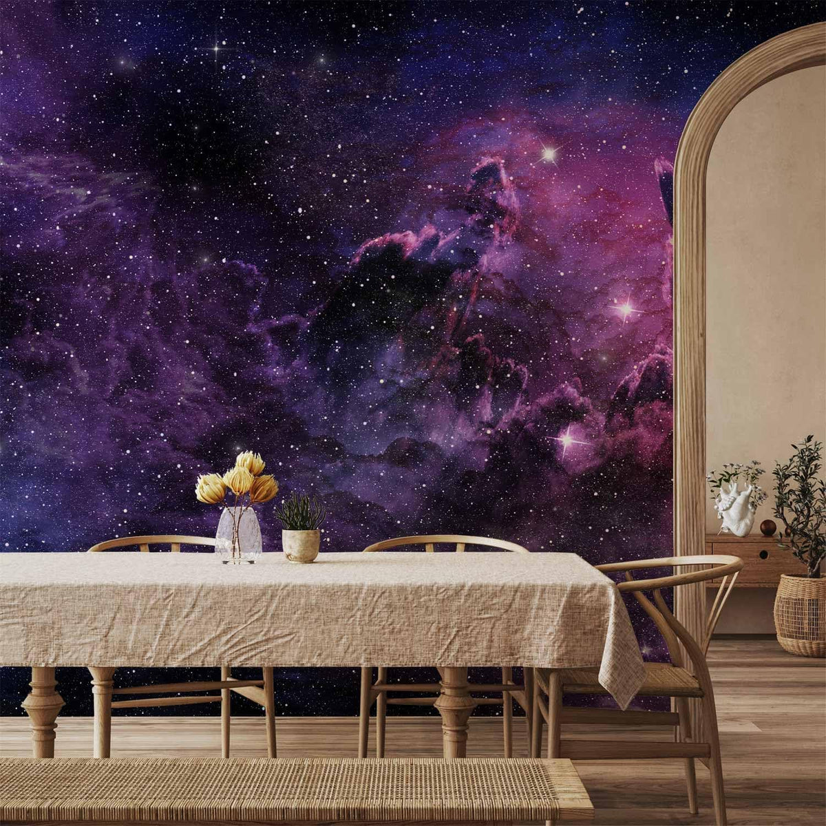 artgeist Wall Mural Cosmos Galaxy 197x138 in - XXL Non-Woven Wallpaper Fleece Wall Decor Photo Print Picture Image Design Home a-C-0022-a-a