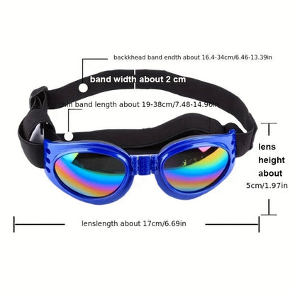 Pet Protection Small Doggles Dog Sunglasses Pet Goggles UV Sun Glasses Eye Wear Adjustable