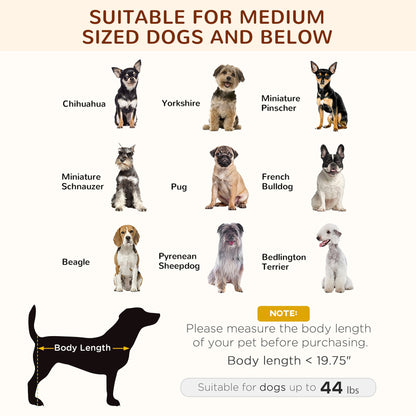 Elevated Dog Bed with Removable Canopy, Outdoor Dog Cot with UV Protection Canopy Shade, 30 inch Pet Bed for Camping, Gray