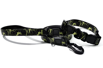 UV Printing Camouflage Embossed Pet Leash Set Is A Perfect Combination Of Style And Functionality Specially Designed For Pets' Outdoor Activities. Every Detail From Craftsmanship To Material Selection