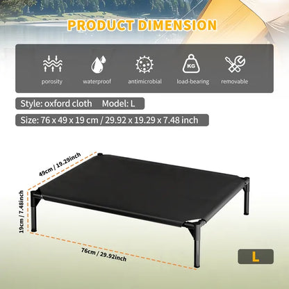 Elevated Breathable Mesh Pet Bed, Indoor&Outdoor Use, Sizes For Small To XL Pets - 2026 Must-Buy