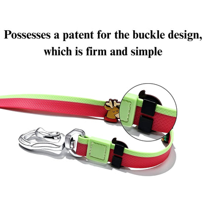 The New Dual-Color Embossed Pet Leash Set Is A Pet Product That Combines Appearance, Fun And Practicality. It Not Only Ensures A Great User Experience With Exquisite Craftsmanship, But Also Injects Mo