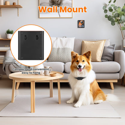 2 In 1 Wireless Dog Fence System With Training Collar Invisible Dog Fence IP68 Waterproof With 722FT Adjustable Range Beep Vibration Static Shock