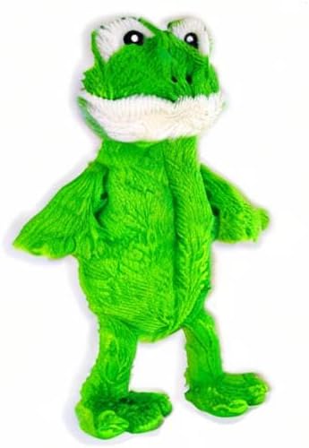 FGA MARKETPLACE Frog Flat NO Stuffing NO Squeak Plush Dog Toy, Funny Style Will Entertain Your Pet for Hours, Recommended for Small and Medium Dog 21 INCH Long