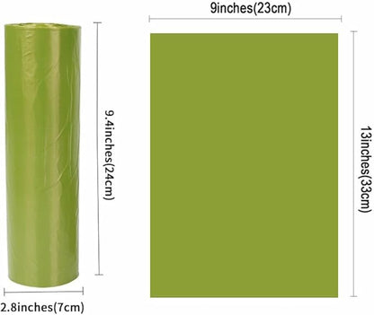 Dog Waste Bags-300 Bags per Roll, Pet Poop Bags Big Rolls, 2 Pack, 600 Bags, Cat Litter Poop Bags, Fit Most Scooper, Durable Poop Bags Rolls for Dogs, Easy Dispensing and Grab