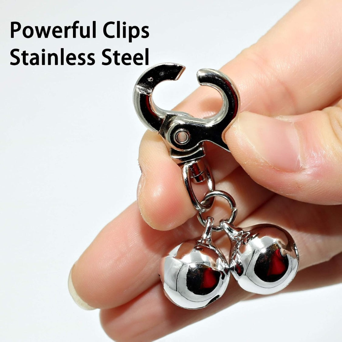 Bells For Dog Collars 2 Pack Stainless Steel Bell Necklace For Dogs Cat