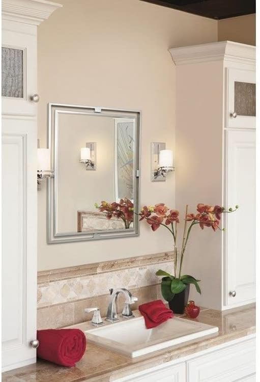 Kichler Hendrik 12" Wall Sconce in Brushed Nickel, 1-Light Modern Wall Mount Light with Satin Etched Cased Opal Glass, (12" H x 5.25" W), 5076NI, 24.75 in