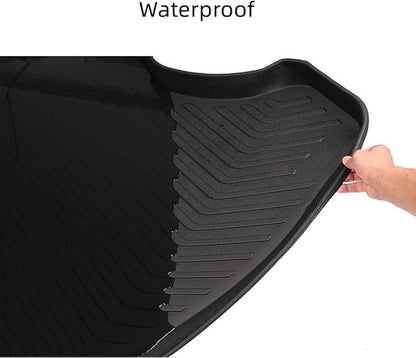 Yakitoko All Weather Cargo Liners for Honda Civic 2016 2017 2018 2019 2020 2021 Standard Cargo Mats Trunk Mat TPE Black