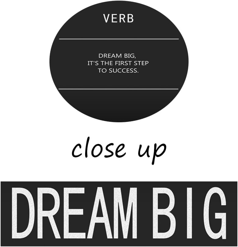 Dream Big Verb Canvas Wall Art Inspirational Wall Art Motivational Office Wall Decor Inspirational Positive Quotes Print Painting Poster Artwork Modern Home Living Room Bedroom Framed[30" W X 40" H]