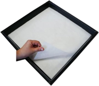Bird Cage Liner Sheets, 18x18 and 24x36 Inches, 100 Count, White, Custom Cut (40lb up to 24x36)