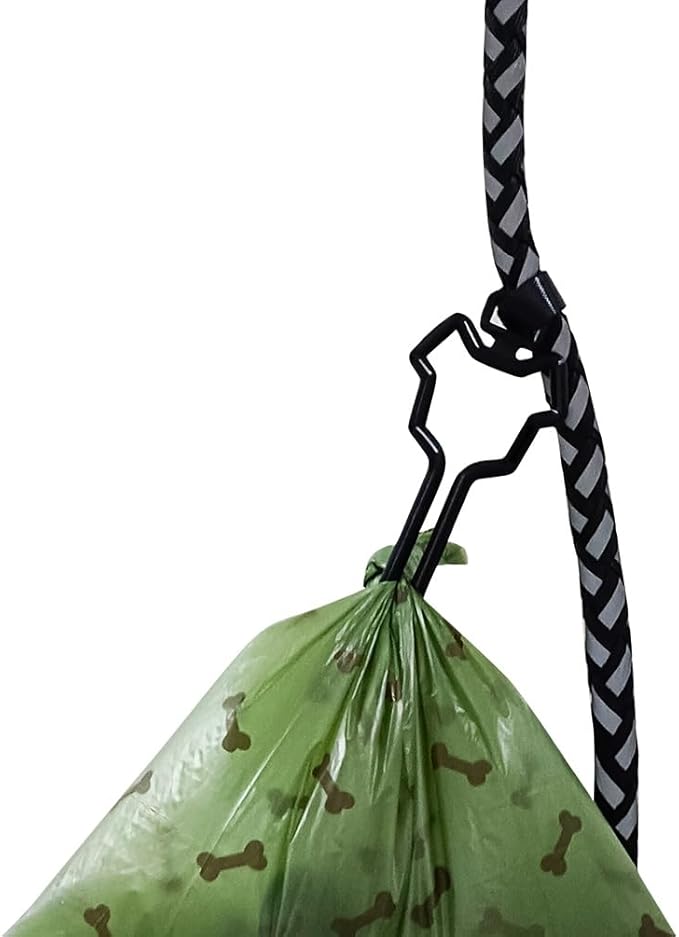 Dog Poop Bag Holder, Waste Bag Holder, Dog Poop Bag Carrier, Hand Free Holder (6 pack, Blue)