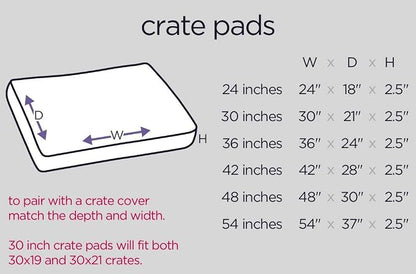 Molly Mutt Sheepy Wool Crate Mat - 100% Cotton Canvas Cover with Temperature-Regulating 100% Natural Wool-Filled Insert Dog Bed-Soft & Supportive Wool-Filled Bed - (30"x21"x2.5", Amarillo by Morning)