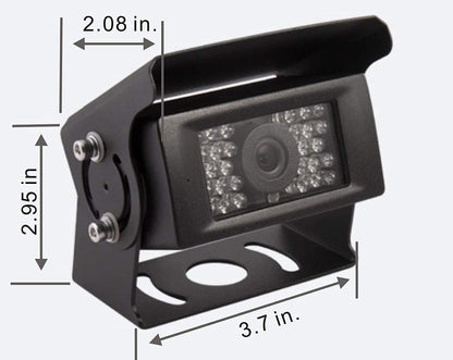 AHD 1080P 7" Wired Reverse Rear View Backup Camera System,Guide line,IP69K Waterproof IR Night Vision Camera, for Tractor/Truck/RV/Excavator/Caravan/Skid Steer/Heavy Equipment