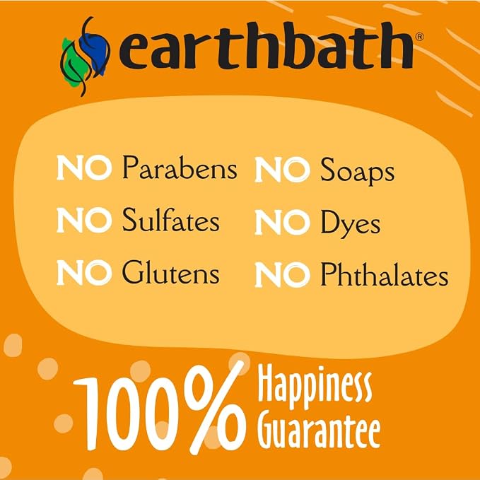 earthbath, Mango Tango 2-in-1 Conditioning Shampoo - Cruelty Free Dog Shampoo and Conditioner, Made in USA, Gentle Dog Conditioner, Best Puppy Shampoo & Puppy Supplies, Safe Dog Wash - 128 Oz (1 Pack)
