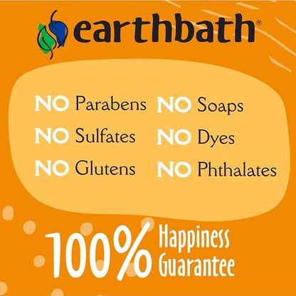 earthbath, Mango Tango 2-in-1 Conditioning Shampoo - Cruelty Free Dog Shampoo and Conditioner, Made in USA, Gentle Dog Conditioner, Best Puppy Shampoo & Puppy Supplies, Safe Dog Wash - 128 Oz (1 Pack)