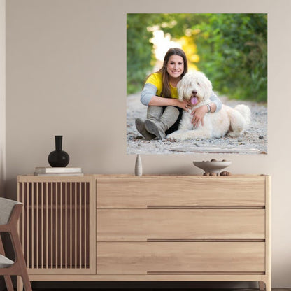 GZZFXXD Personalized Custom 20''x20'' Canvas Prints with Your Photo/your Image Large Wallart Wall Decor for Bedroom Dining room Living room Children's room(Unframed)