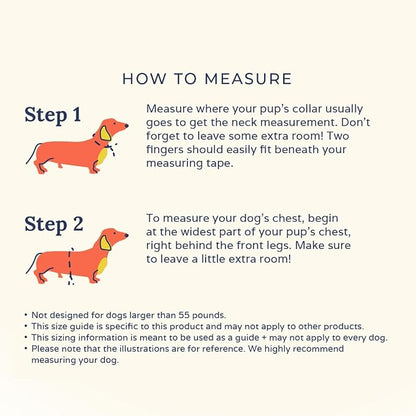 Lucy & Co. Reversible Dog Harness - Water-Repellent Neoprene, Dual-Print Design, Easy Swap Style, Adjustable Comfort Fit - Howdy Honey Reversible Harness - Large