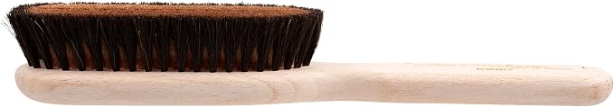 Chris Christensen Boar Dog Brush, Groom Like a Professional, Ionic Series, Brass Bristles, Positive Ionic Charge Pulls Debris and Dander, Large