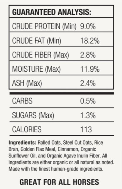 Horse Treats, Blonde Bits of Health, Low Carb/Sugar, A Softer Cookie, Wheat, Corn, Soy & Alfalfa Free, Made with Cinnamon & Agave, All Natural Ingredients, 4.5 lb