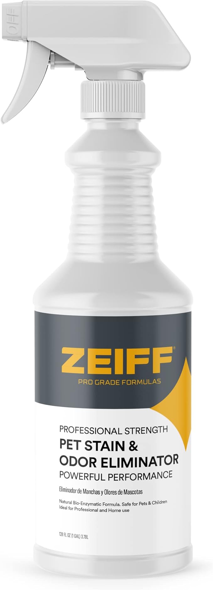 Pet Stain and Odor Remover - Pet Odor Eliminator for Home and Professional Use - Pet Urine Enzyme Cleaner to Break Up Tough Stains - Carpet Stain Remover for Dog Urine and Cat Pee, Feces, Fluids