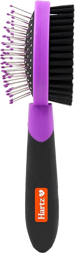 Hartz Grooming Supplies, Groomers Best Combo Brush for Dogs and Professionals 6-in-1 Dog Shampoo and Combo Brush Bundle, Good for All Dogs & Coat Types