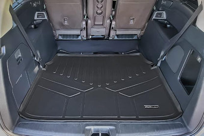 SMARTLINER Custom Fit Floor Mats 2 Rows and Cargo Liner Behind 3rd Row Set Compatible with 2018-2025 Honda Odyssey