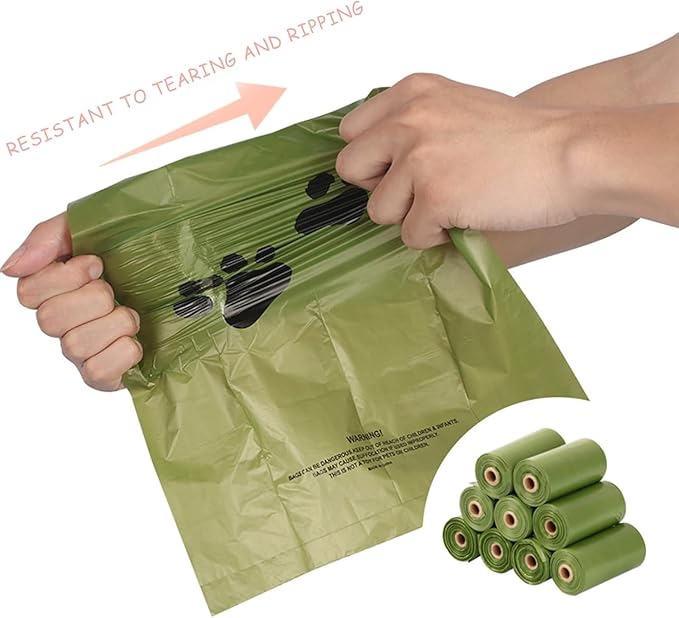2 Pack Poop Bag Holder with Flashlight Waste Bag Dispenser for Leash with Clip and Battery Poop Bag Dispenser with Green Scented Poop Bags for Dog Walking(Pink,2 Dispenser 60 Bags)