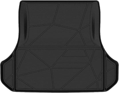 KUST Trunk Cargo Mat for 2011-2023 Dodge Charger & Chrysler 300, TPE Rubber Cargo Liner Rear Trunk Accessories All Weather Protection Raised Edge
