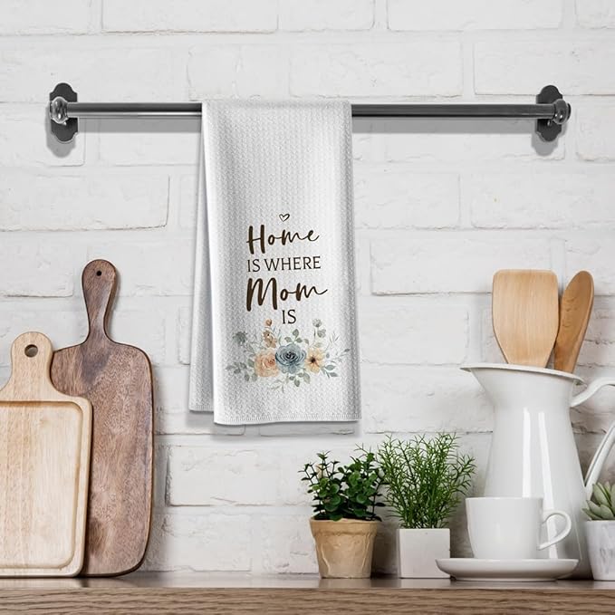 Funny Joked Dish Cloths,Hand Towels For Mom From Daughter,Microfiber Bar Dishcloth,Absorbent Tea Rags,Floral Mama Birthday Gift, Happy Mother'S Day Kitchen Towel DéCor,Gifts For Best Mami On Christmas
