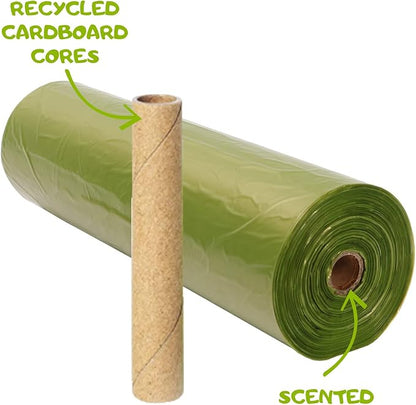 Dog Waste Bags-300 Bags per Roll, Pet Poop Bags Big Rolls, 2 Pack, 600 Bags, Cat Litter Poop Bags, Fit Most Scooper, Durable Poop Bags Rolls for Dogs, Easy Dispensing and Grab