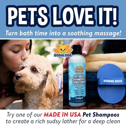 Bodhi Dog Shampoo Brush - Pet Grooming & Bath Supplies for Dogs and Cats - Bath Brush for Long & Short Hair - Premium Scrubber for Shower, Showerhead, Sprayer & Bathing (Two Pack, Pink)
