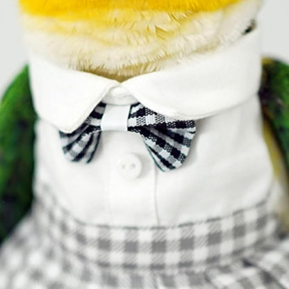 Bird Costume Bird Diaper Flight Suit Cute JK Dress Dress Skirt Clothes Cosplay Photo Prop for Parrots Macaw Cockatoo (Without Diaper,L)