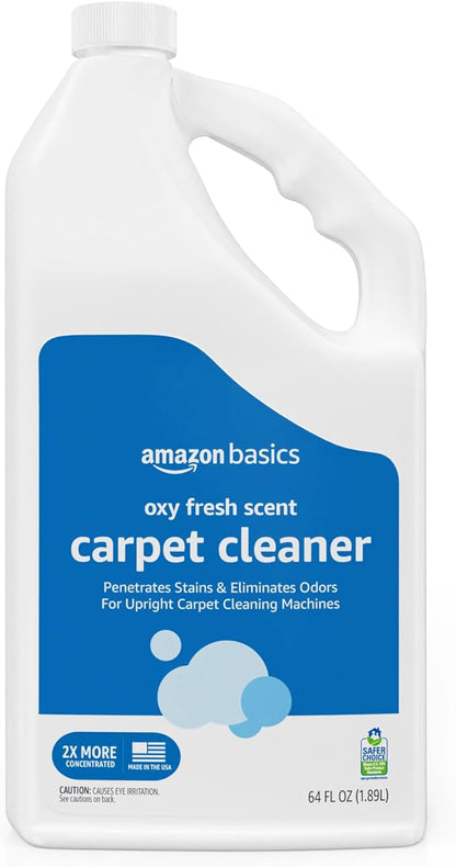 Amazon Basics Deep Cleaning Carpet Cleaner, Stain and Odor Remover, Fresh Scent, 64 fl oz