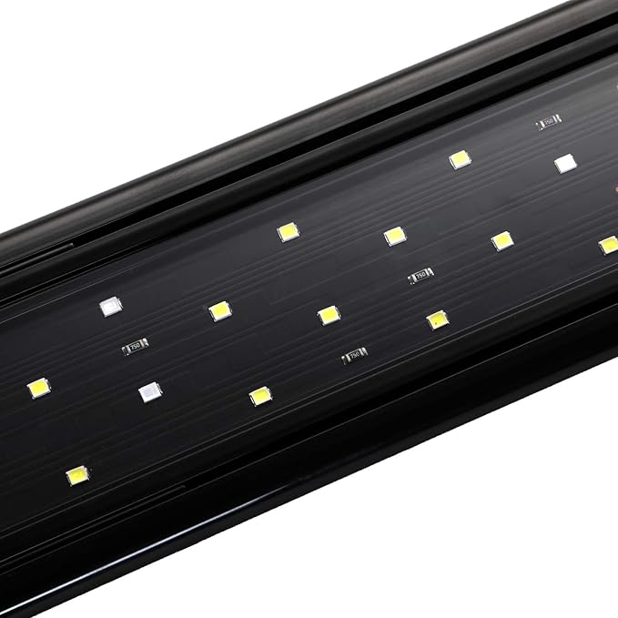 AQUANEAT LED Aquarium Light Full Spectrum 12 Inch Fish Tank Light Fresh Water