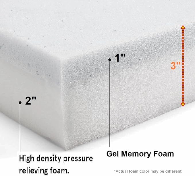 Pet Dog Bed Memory Foam Platform Pad (29x18x3 inches)