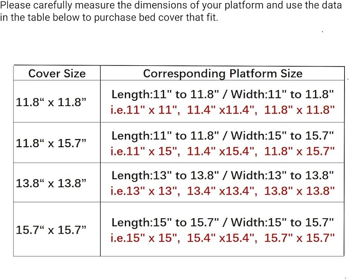 SHENGOCASE Cat Tree Tower Accessories Replacement Parts Top Cushion Bed Cover for Cat Perch with Elastic Band (15.7" x 15.7", Beige)