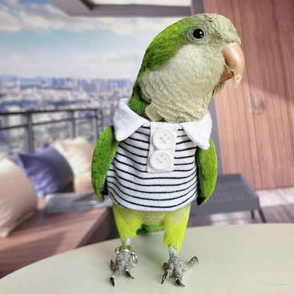 Bird Diaper Flight Suit for Parrots, Lovebirds, Parakeets & Cockatiels - Summer Clothes Cosplay Photo Prop - Small Animal Apparel with Diaper