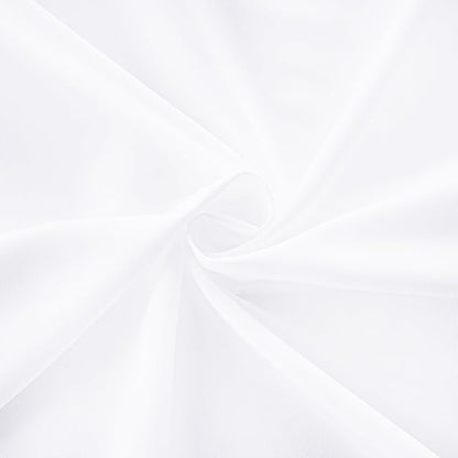 NICETOWN White Privacy Sheer Curtains 94 Inches Long for Living Room Bedroom 2 Panels Set Non-See-Through Semi Sheer Curtains Light Filtering Window Drapes, 42" W