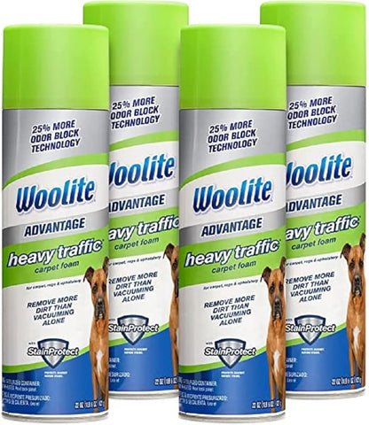 Bissell Woolite Advantage Heavy Traffic Carpet Foam 4 Pack, 3320