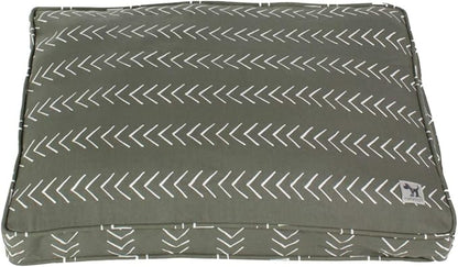 Molly Mutt Sheepy Wool-Filled Crate Pad, GOTS-Certified 100% Organic Cotton Canvas Cover with Soft 100% Natural Wool Insert, Ideal for Dog Bed or Kennel, Forever Young, 24" x 18" x 2.5"