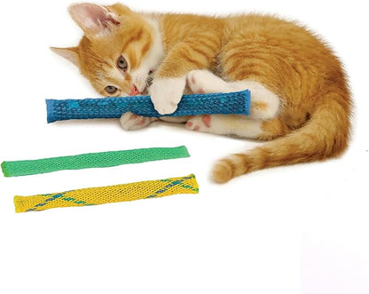 Pioneer Pet Nip Nibblers Catnip Toy – 3 Pack – Catnip Filled Toys For Indoor Cats -Teething Toy For Kittens That Bite And Chew