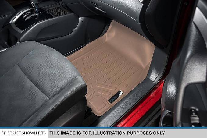 SMARTLINER Custom Fit Floor Mats 3 Rows and Cargo Liner Set for 2011-2017 Honda Odyssey