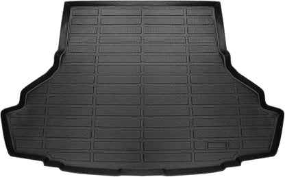 Cartist Cargo Liner Compatible with 2015-2025 Ford Mustang(Without Subwoofer in Cargo Area)(Not for Mach-E) All Weather Rear Trunk Mat Waterproof TPE Black