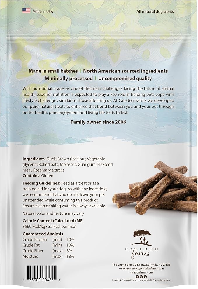 Caledon Farms Chewy Duck Sticks (Pack of 2)