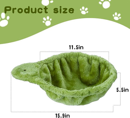 Cat Tree Hammock,Cozy Cat Tree Hammock for Large Cats with Deep Basket,Cat Tree Hammock Add On Attachment Design for Cat Tower,Cat Tree Hammock Replacement Extra Large (12.4") (Green)