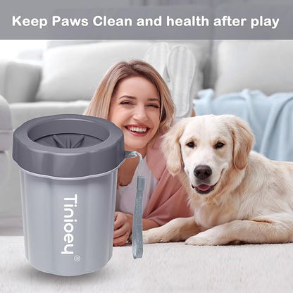 Dog Paw Cleaner for Medium Dogs, Dog Paw Washer, Muddy Paw Cleaner, Pet Foot Cleaner, Dog Paw Protector Kit