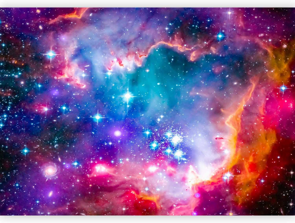 artgeist Premium Wall Mural Abstract 197x138 in - Non-Woven Wallpaper Fleece Wall Decor Photo Print Picture Image Design Abstract Cosmos Sky Star i-G-10010-a-a