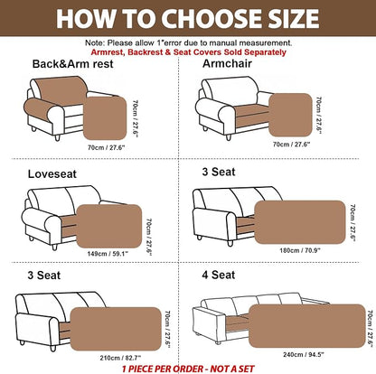 FUANGUI Waterproof Couch Cover Sofa Cover for Dogs and Pets Sofa Protector | Non-Slip Washable Fuzzy Soft Cat Bed Sofa Slipcover for 2-3 Cushion Couch Sofa Pet Friendly, Black, 27.6" x 59.1", 1 pcs